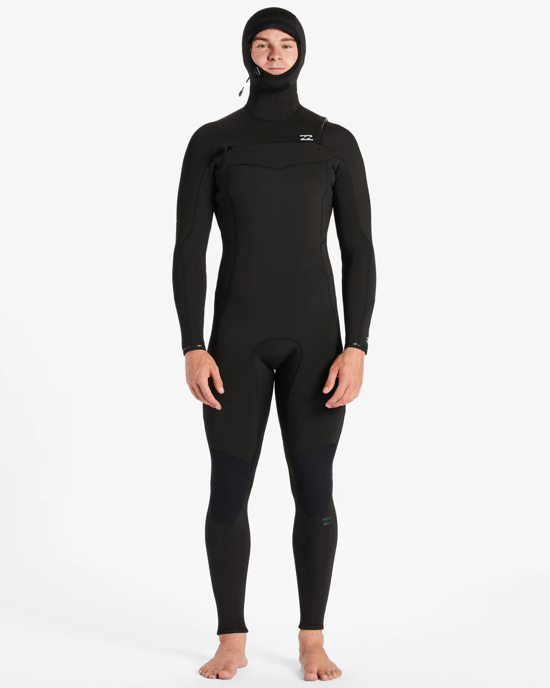 Billabong Absolute 5:4 Hooded Men Winter Wetsuit - Black - Image 3