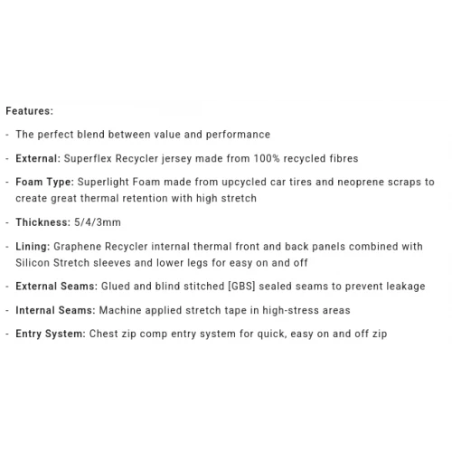 Billabong Synergy 5:4:3 Chest Zip Women Winter Wetsuit - Wild Black - Image 3