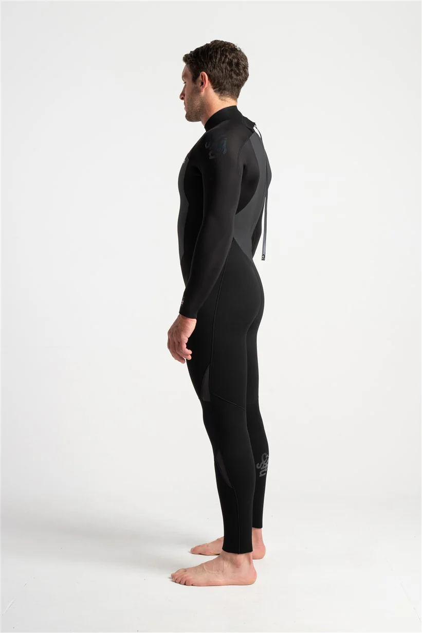 C-Skins Legend 5:4:3 Mens Winter Wetsuit Back Zip - Image 3