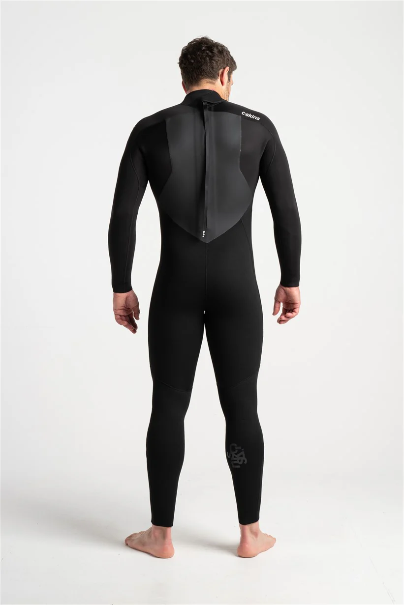 C-Skins Legend 5:4:3 Mens Winter Wetsuit Back Zip - Image 4