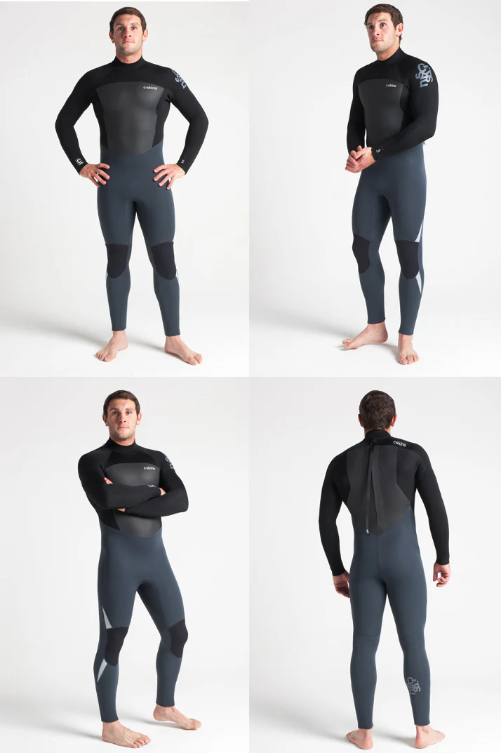 C-Skins Legend 5:4:3 Mens Winter Wetsuit Back Zip - Image 6
