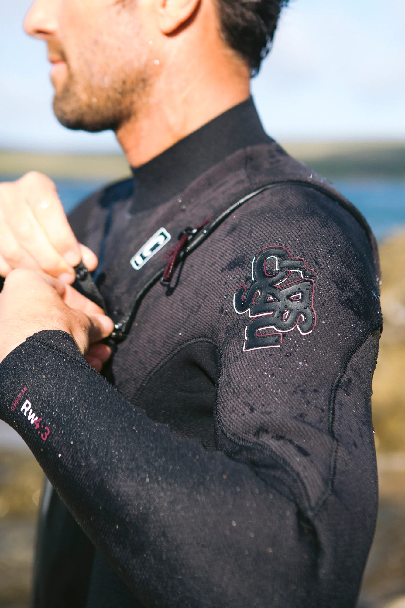 C-Skins NuWave ReWired 4:3 Mens Chest Zip Winter Wetsuit - Image 9