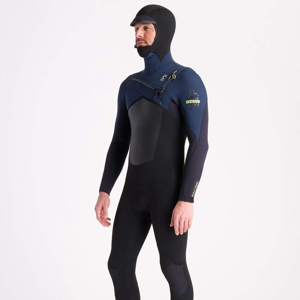 C-Skins NuWave ReWired 5:4 Mens Chest Zip Hooded Winter Wetsuit - Image 3