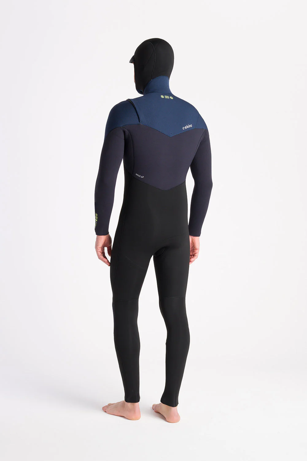 C-Skins NuWave ReWired 5:4 Mens Chest Zip Hooded Winter Wetsuit - Image 5
