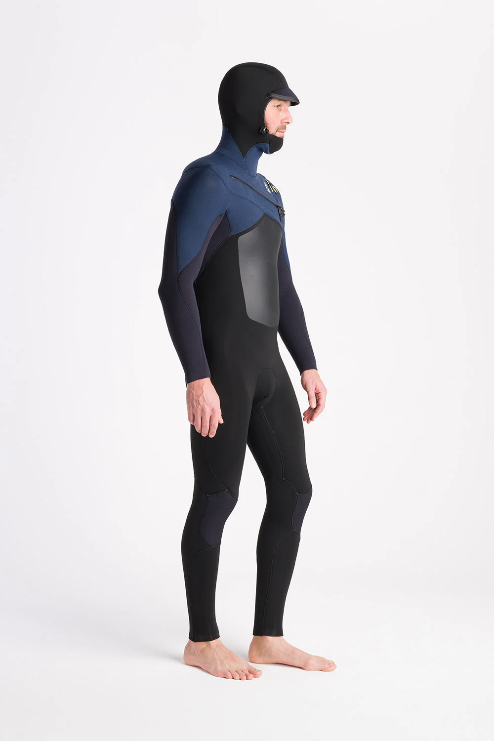 C-Skins NuWave ReWired 5:4 Mens Chest Zip Hooded Winter Wetsuit - Image 6