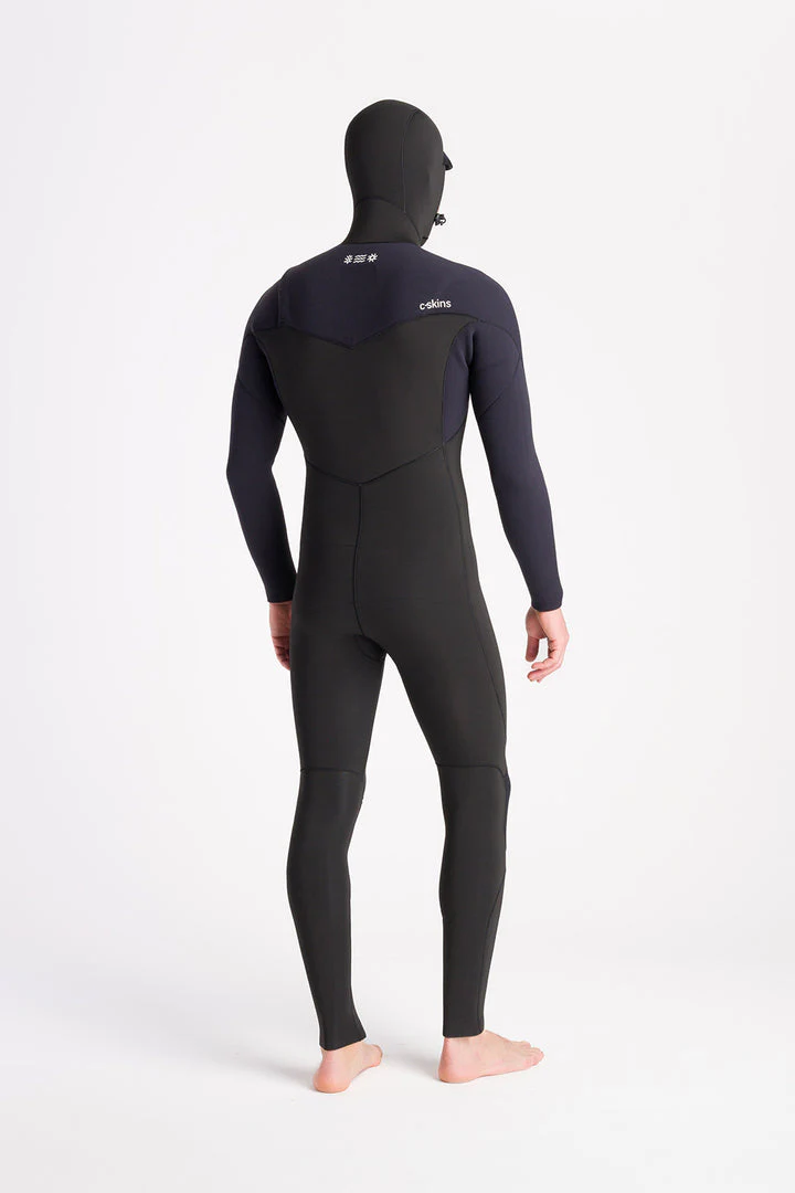 C-Skins NuWave Session 5:4 Mens Chest Zip Hooded Winter Wetsuit - Image 5