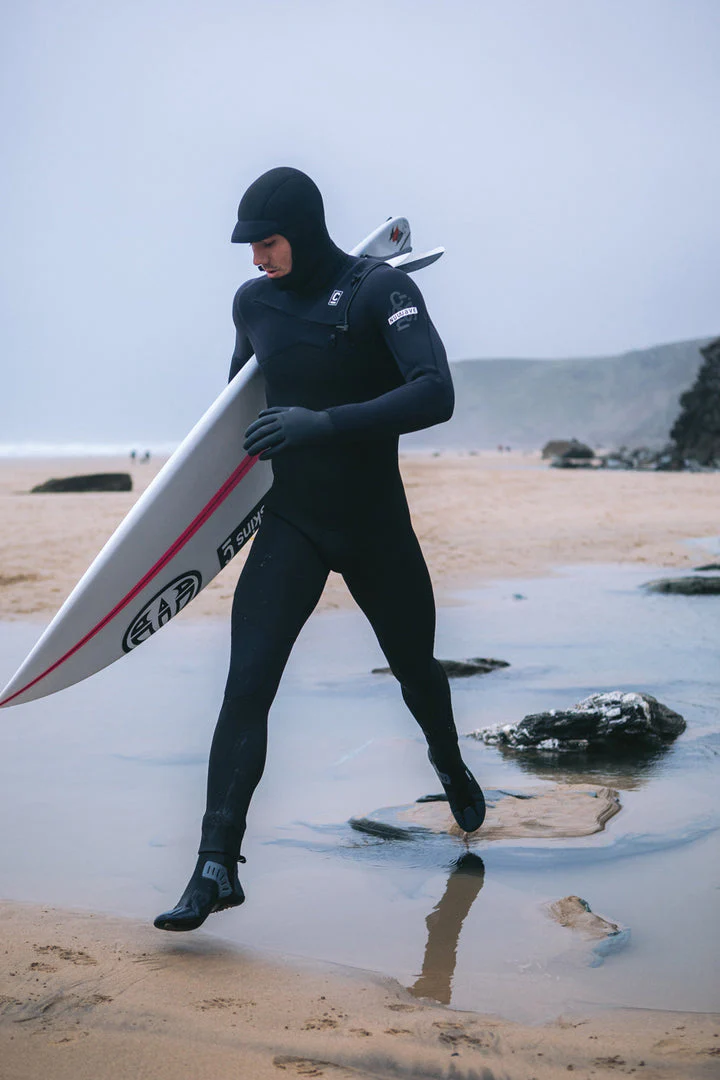 C-Skins NuWave Session 5:4 Mens Chest Zip Hooded Winter Wetsuit - Image 6