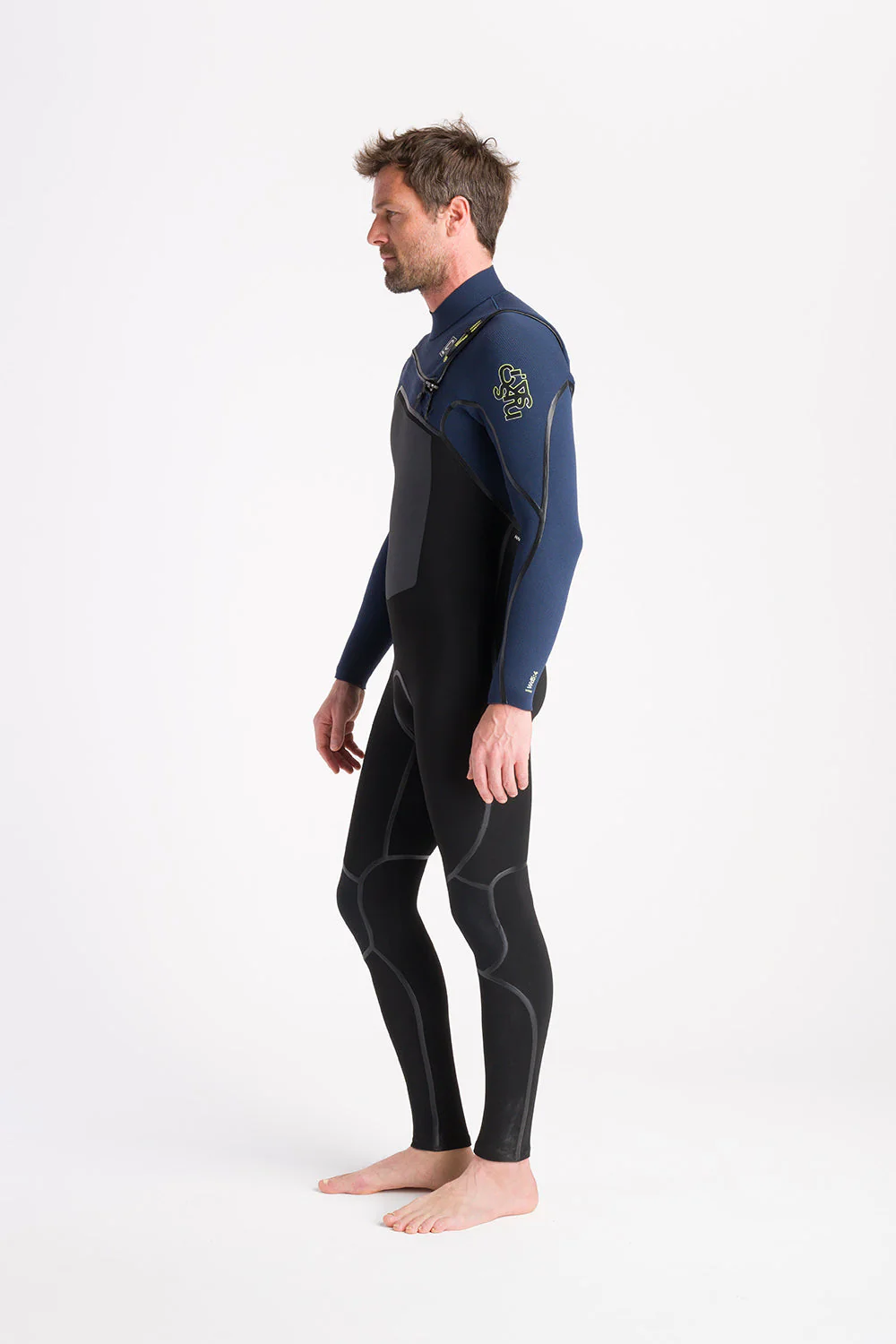 C-Skins NuWave Wired 5:4 Mens LQS Chest Zip Steamer - Image 3