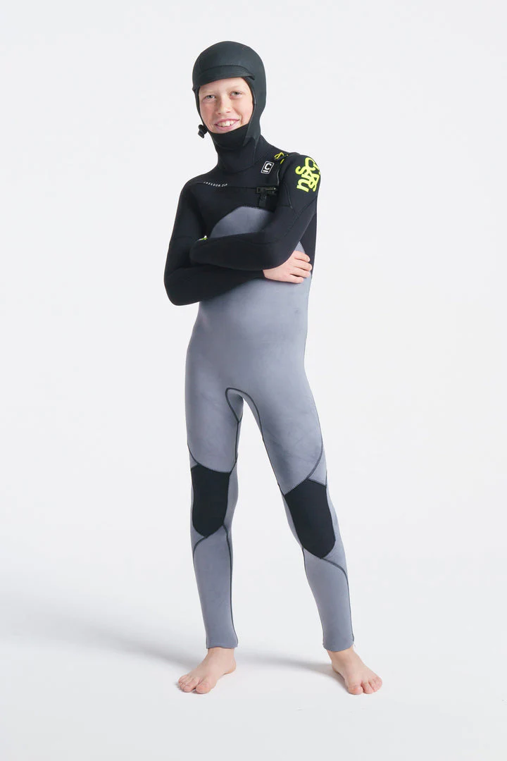 C-Skins Session 5:4 Junior GBS Hooded Steamer Wetsuit - Image 3