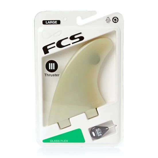 FCS I Large M7 Glass Flex Thruster Surfboard Fin - Image 3