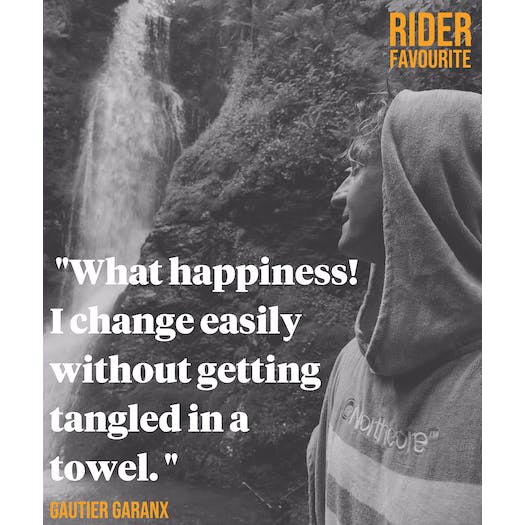 Northcore Beach Basha Changing Robe - Grey Stripes - Image 5