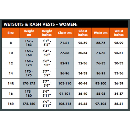 Typhoon Swarm Ladies 3:2 Wetsuit Back Zip Flatlock Graphite Black - Image 3