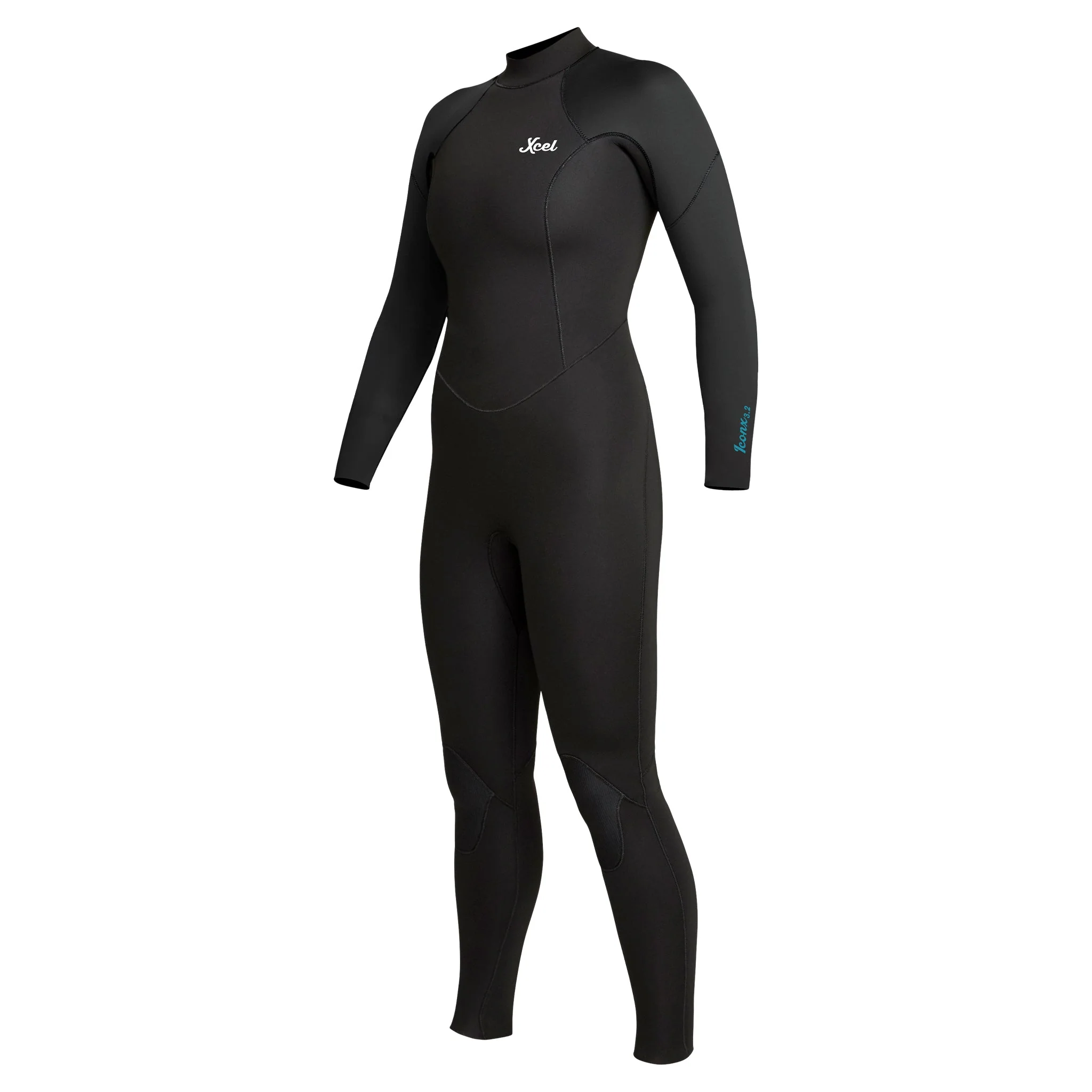 Xcel IconX 5:4 Back Zip Ladies Winter Wetsuit Black - Image 3